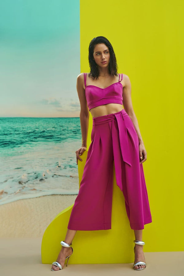 Conjunto Calça Pantacour com Top Pink Skazi -SALE