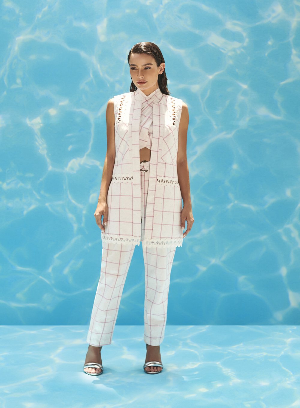Max Colete Entremeios Off White Skazi -SALE