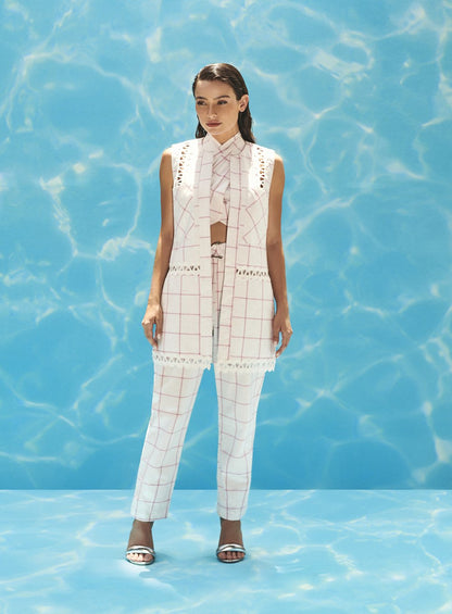 Max Colete Entremeios Off White Skazi -SALE