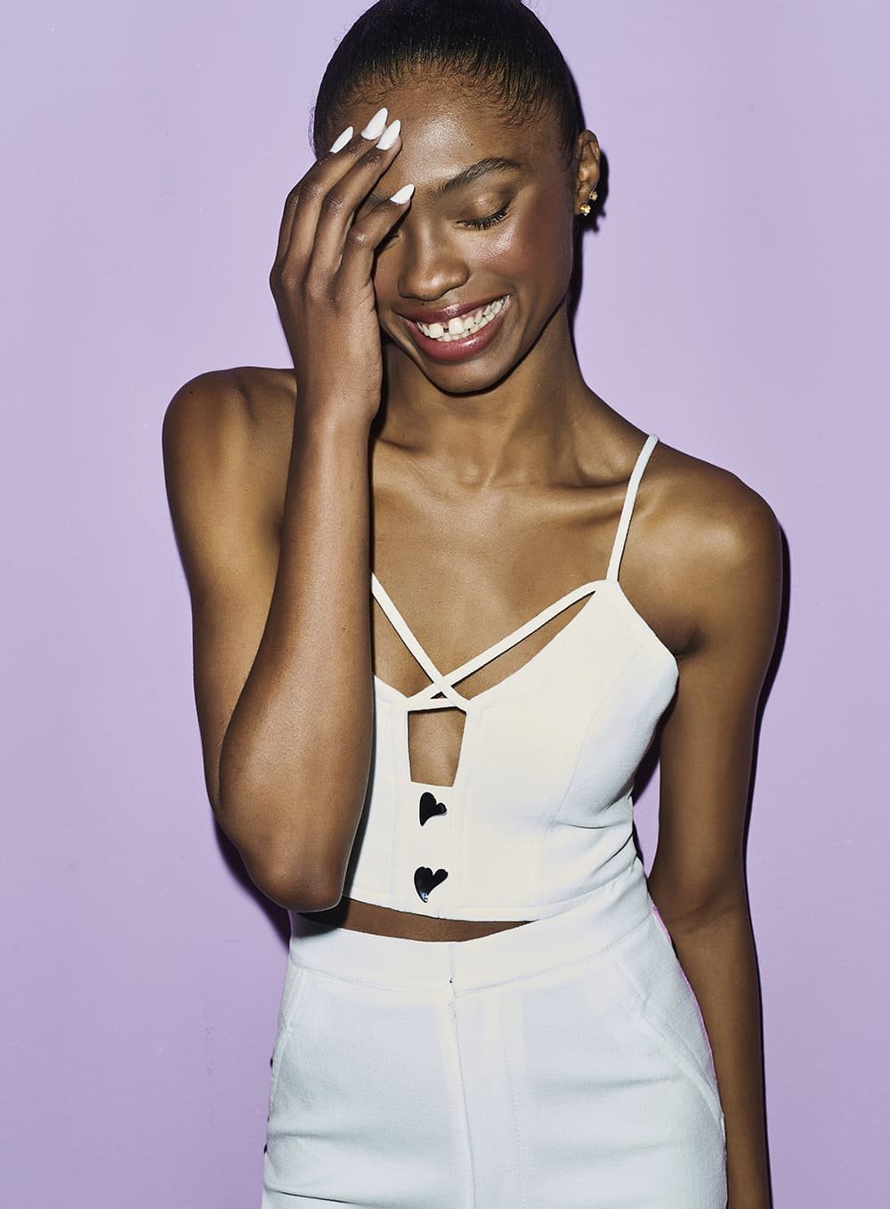 Top Alca Cruzada Off White Skazi -SALE