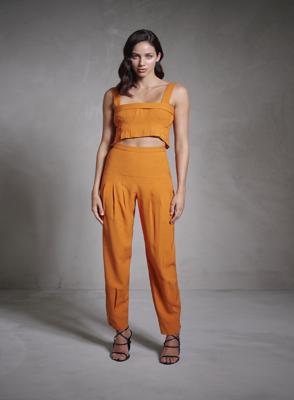 Conjunto Calça Top Pregras Âmbar Tufi Duek -SALE