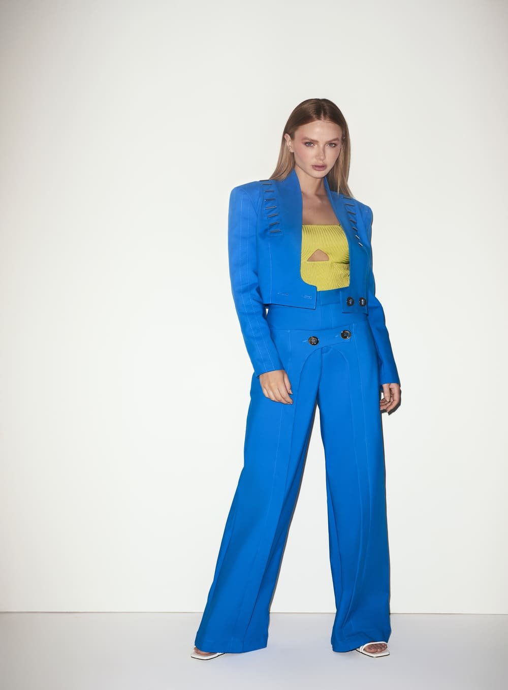 Calça Trespasse Azul Tufi Duek -SALE