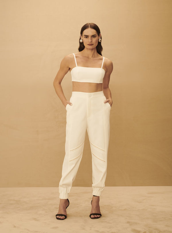 Calça Jogging com Corrente Off White Tufi Duek -SALE