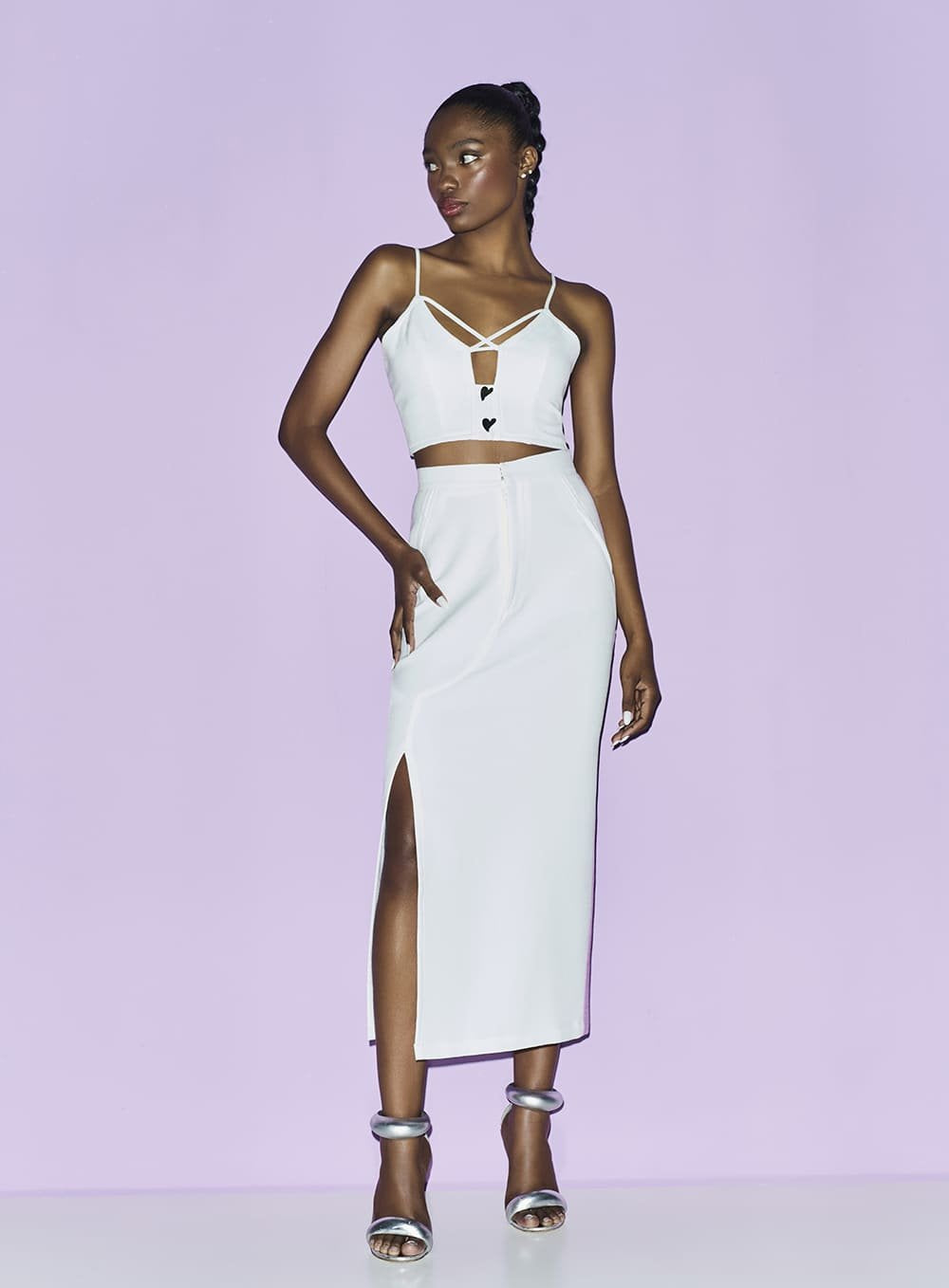 Saia Midi Bicolor Bicolor Skazi -SALE