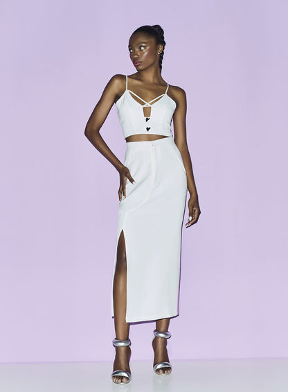 Saia Midi Bicolor Bicolor Skazi -SALE