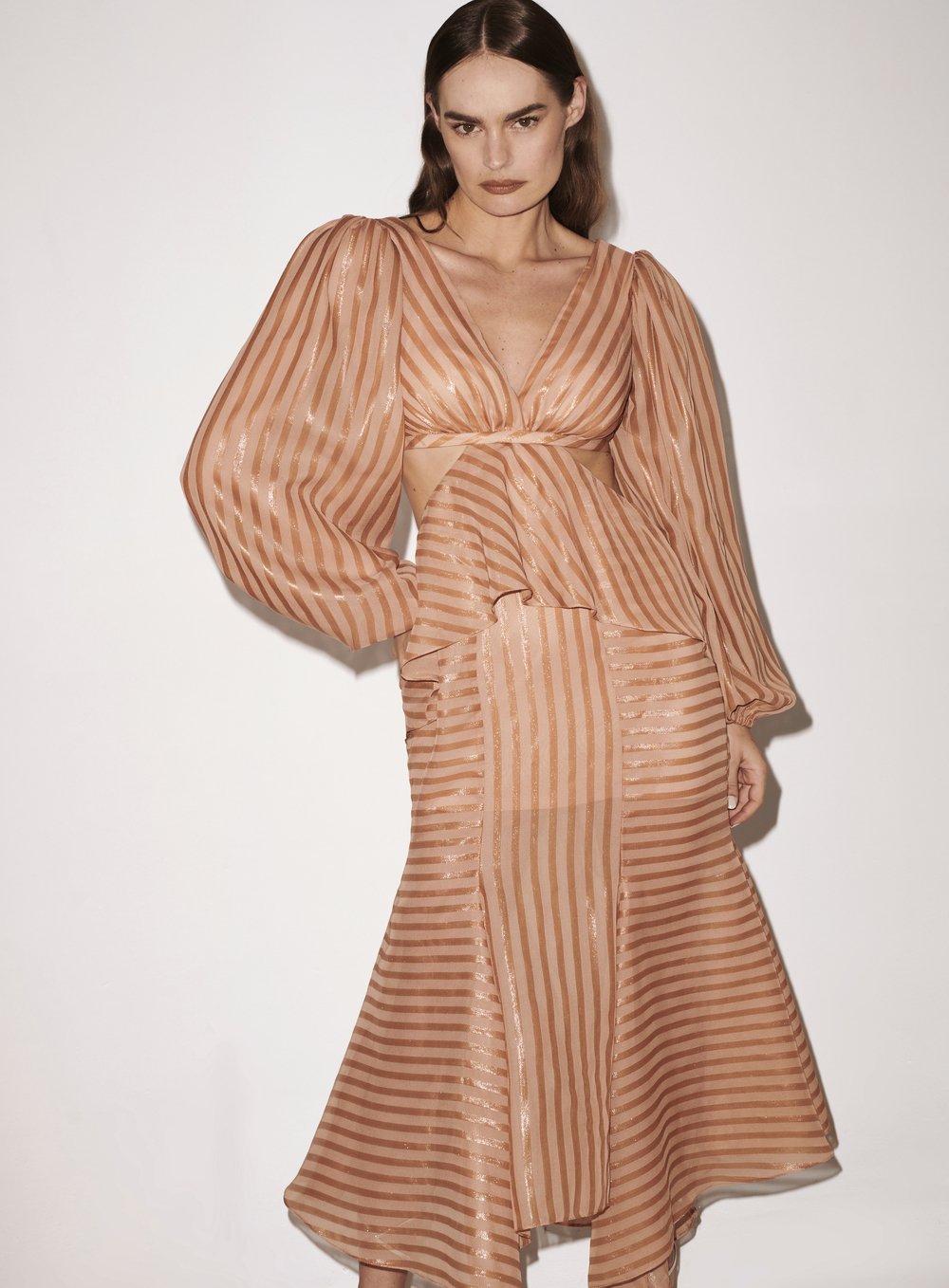 Vestido Manga Bufante Preto Tufi Duek -SALE