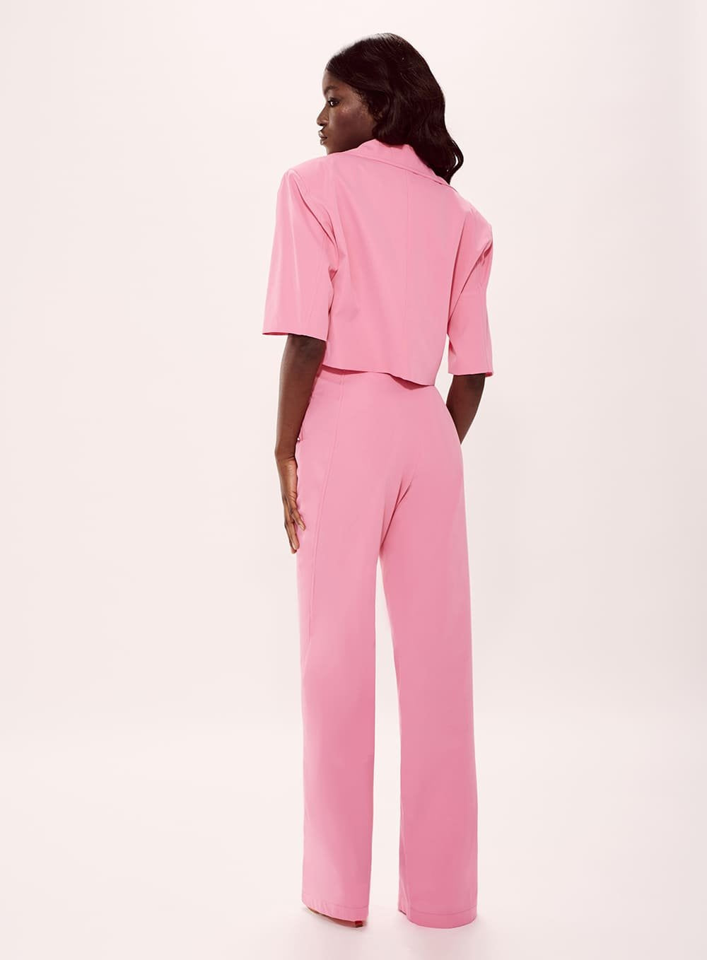 Calça Vazado Lateral Rosa Tufi Duek -SALE