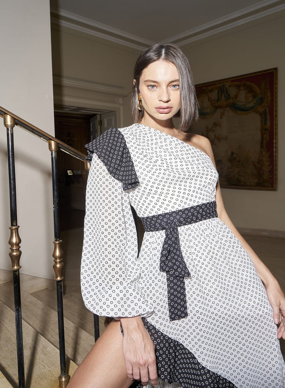 Vestido Ombro Só Babados Skazi -SALE