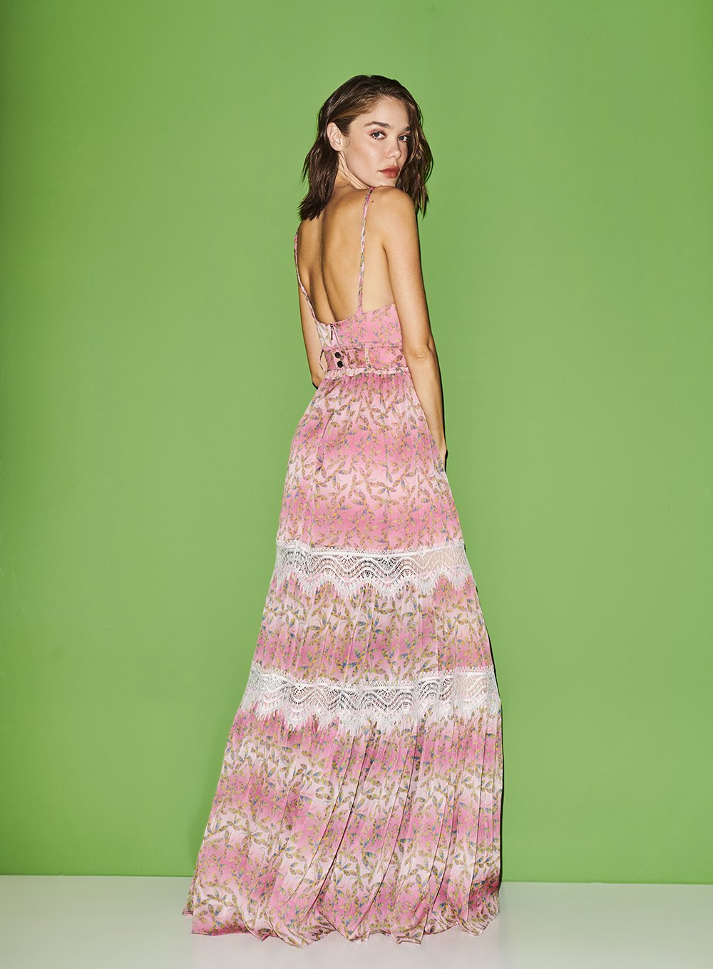 Vestido Estampa Libelula Est Libelula Pr Estampado Skazi -SALE