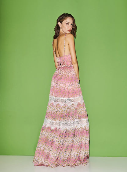 Vestido Estampa Libelula Est Libelula Pr Estampado Skazi -SALE