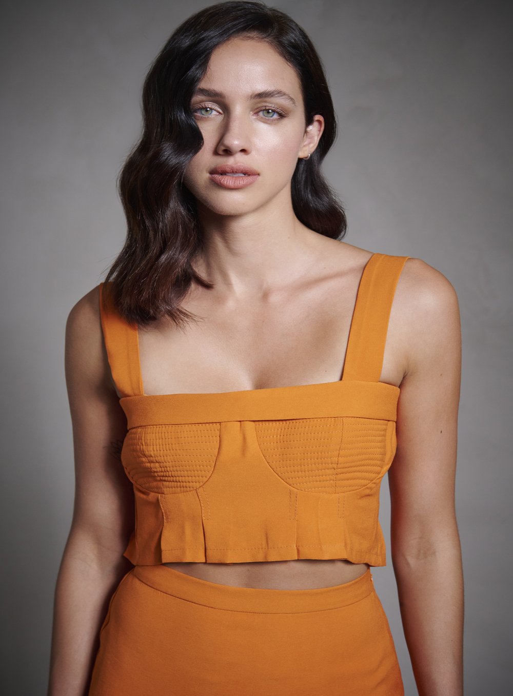 Conjunto Calça Top Pregras Âmbar Tufi Duek -SALE