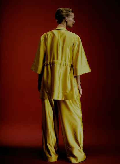 Quimono Gola Solta Amarelo Tufi Duek -SALE