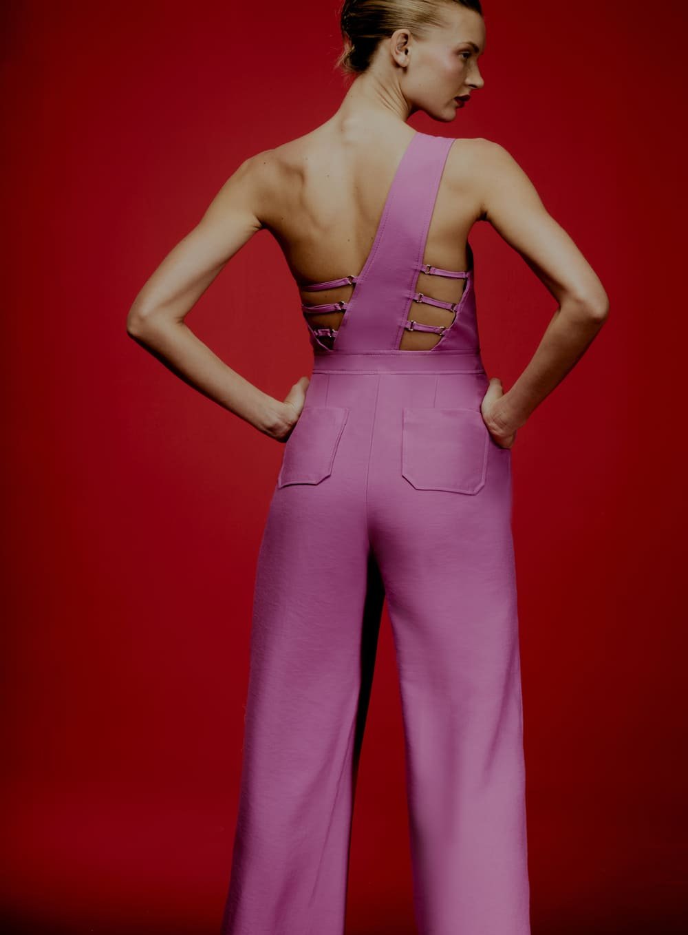 Macacão Tiras Roxo Tufi Duek -SALE