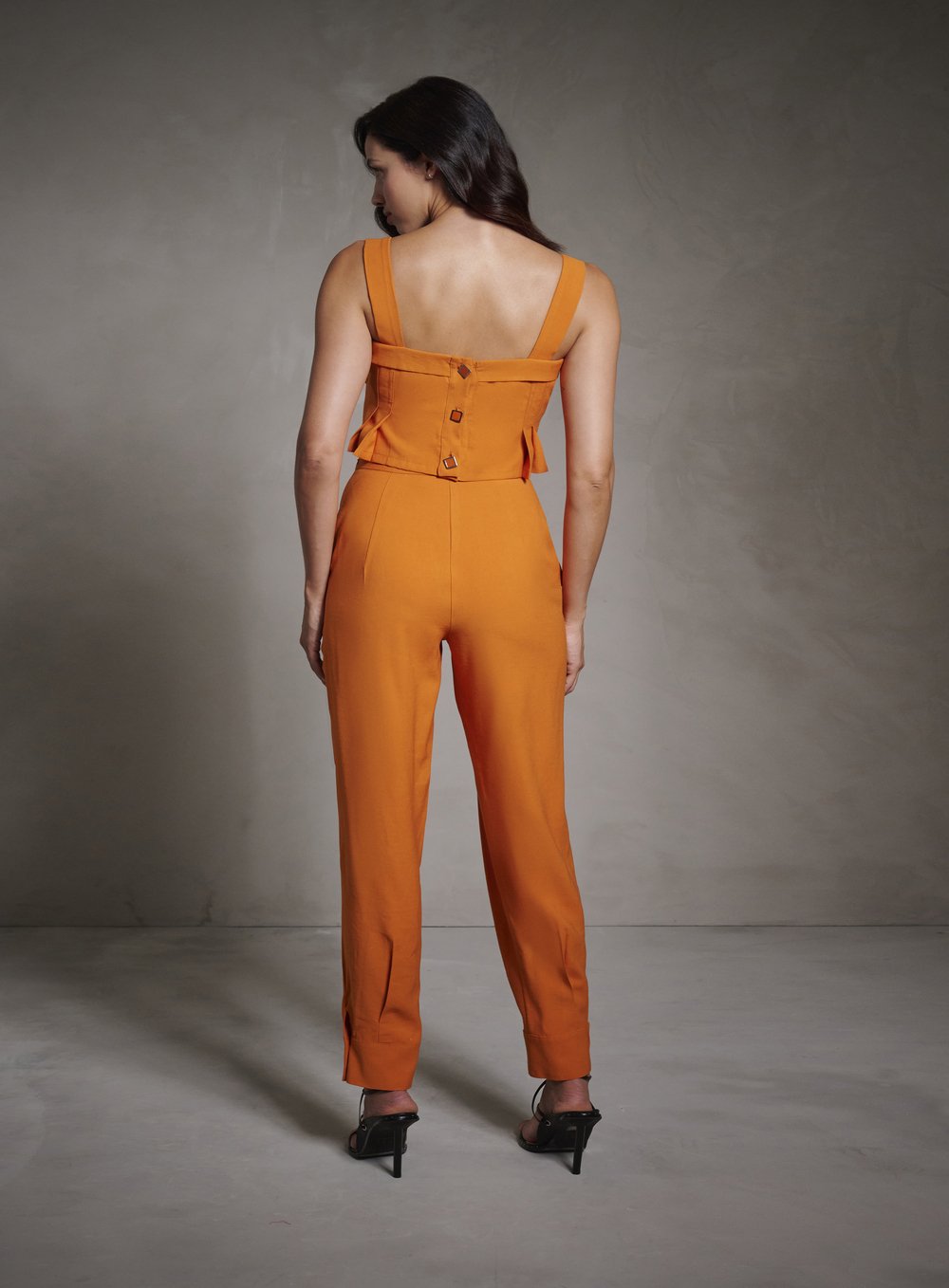 Conjunto Calça Top Pregras Âmbar Tufi Duek -SALE