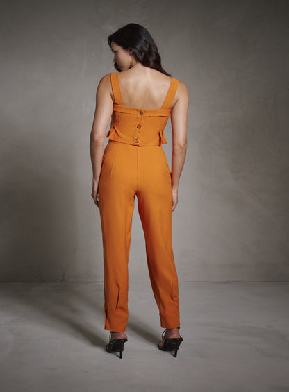Conjunto Calça Top Pregras Âmbar Tufi Duek -SALE