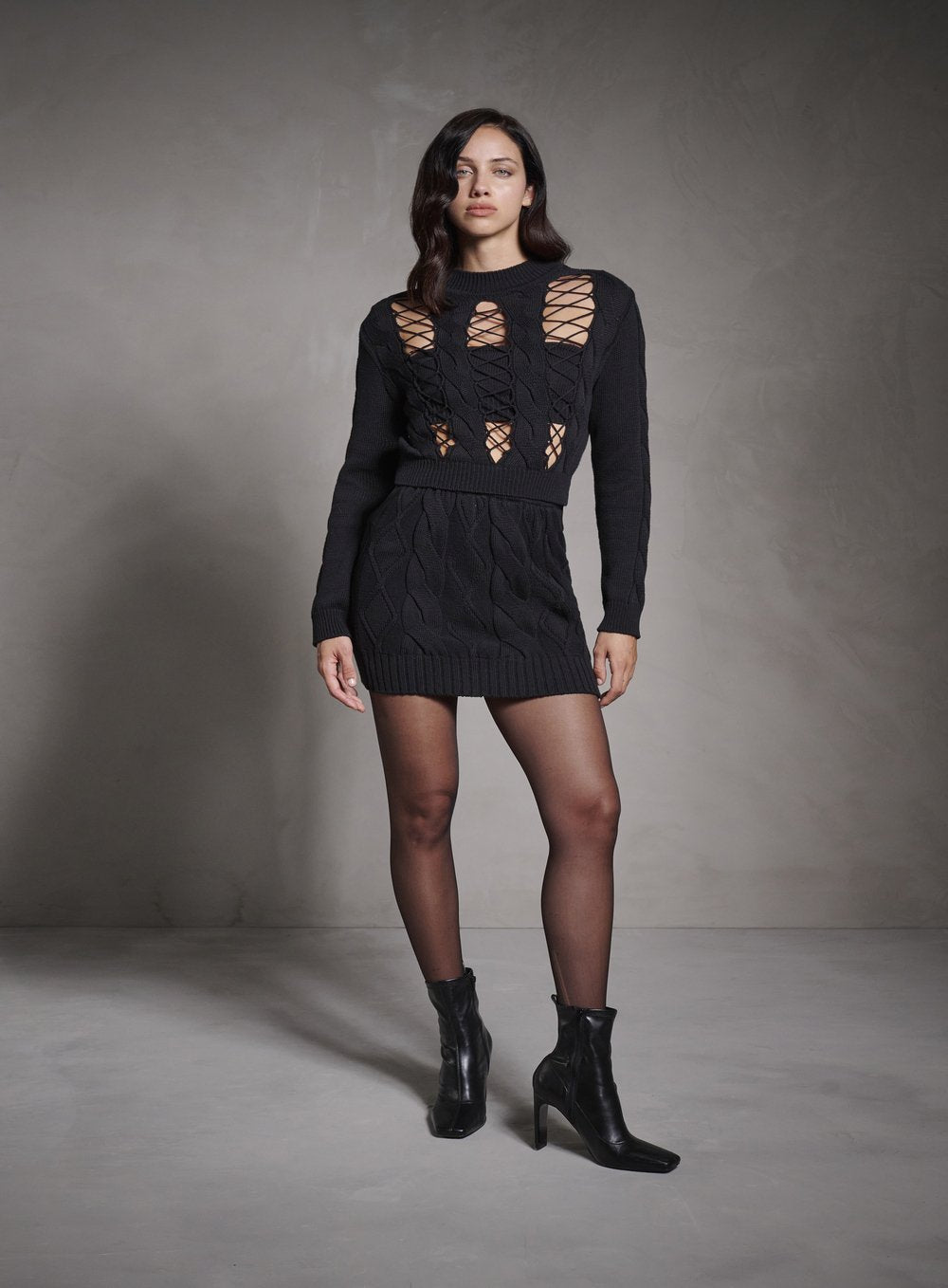 Saia Curta Tricot Tufi Duek -SALE