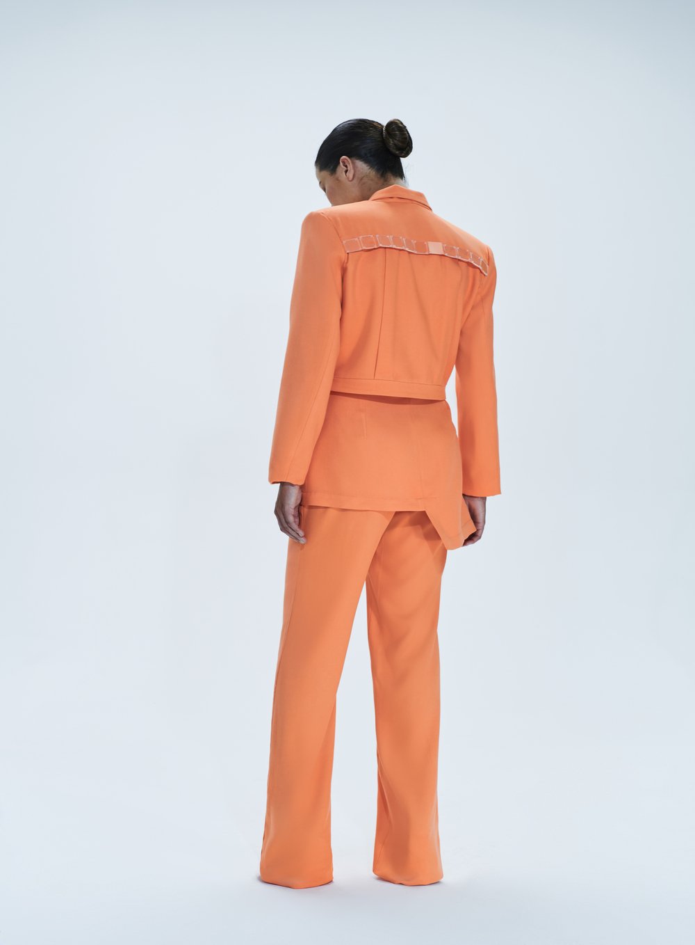 Calça com Sobressaia Laranja Tufi Duek -SALE