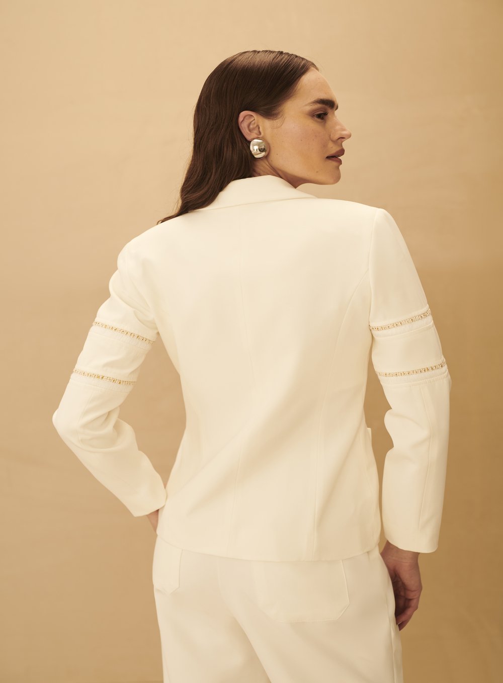 Blazer Detalhes Manga Off White Tufi Duek -SALE