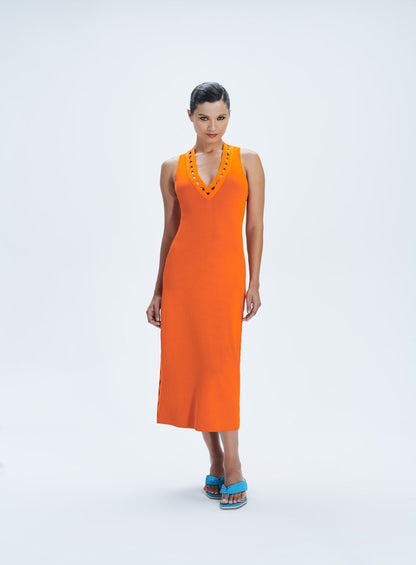 Vestido Vazados Tricot Tufi Duek -SALE