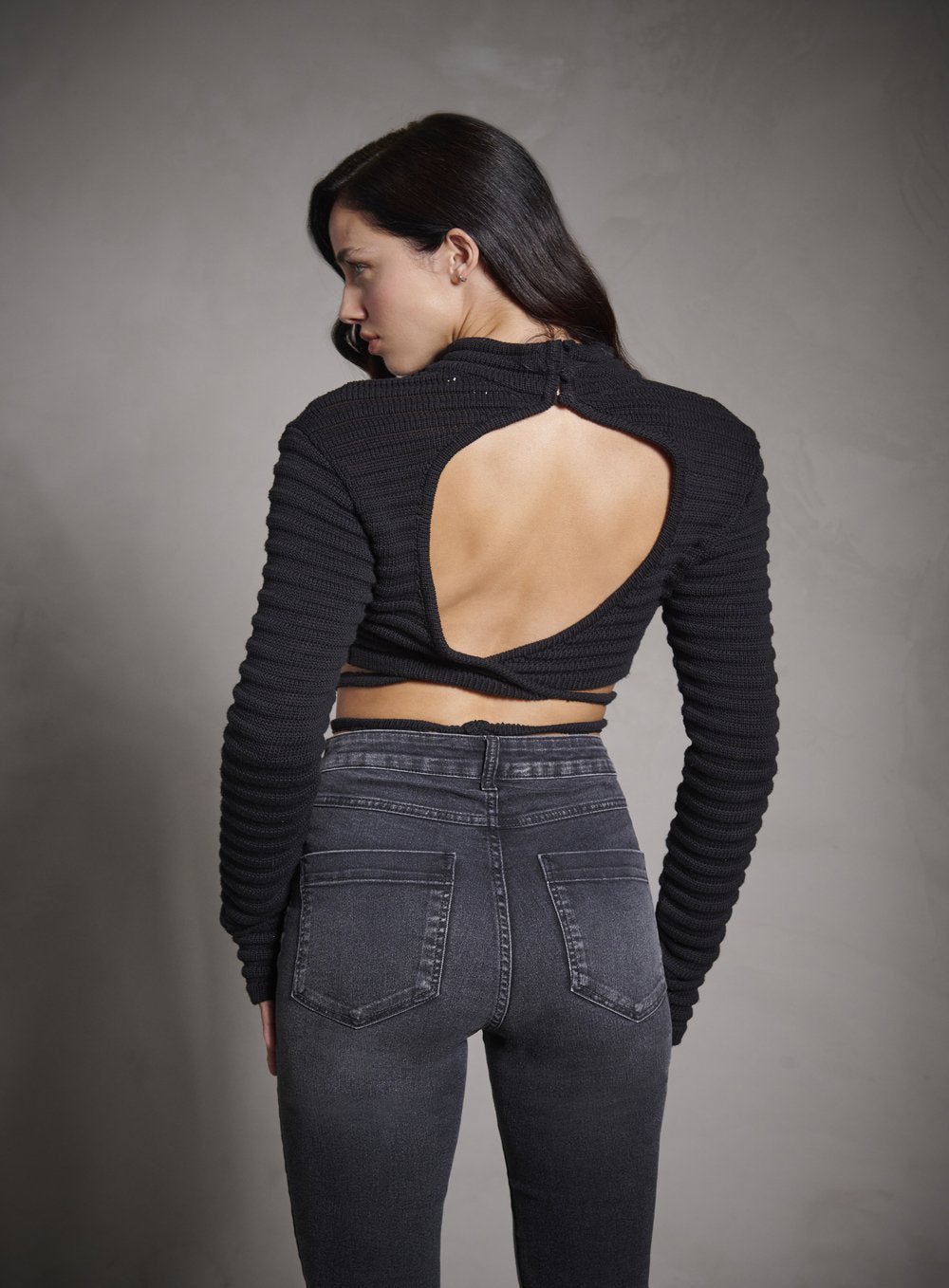 Cropped Tricot Amarração Tufi Duek -SALE