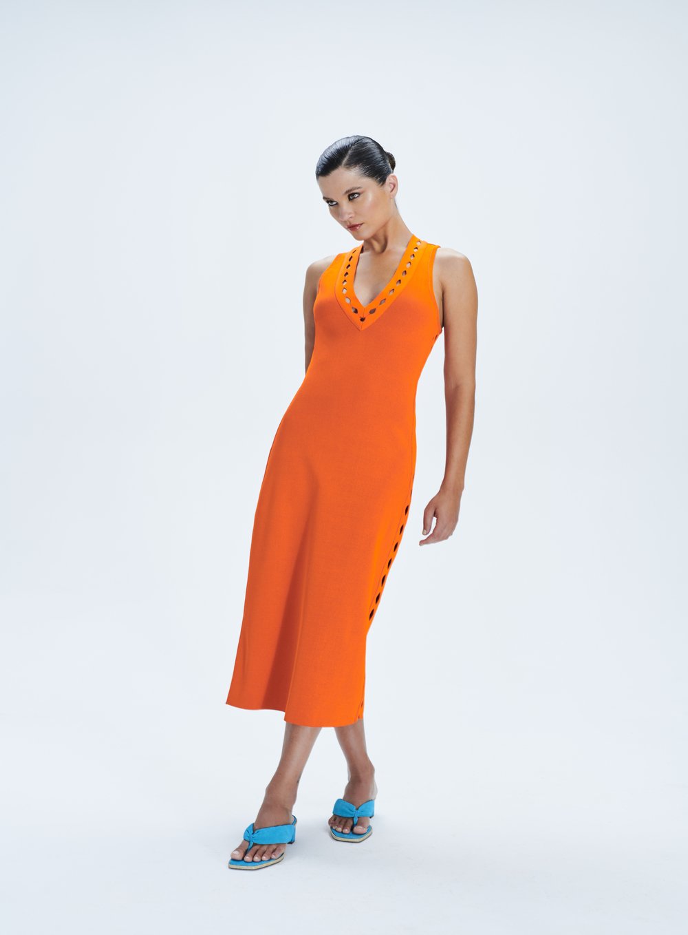 Vestido Vazados Tricot Tufi Duek -SALE