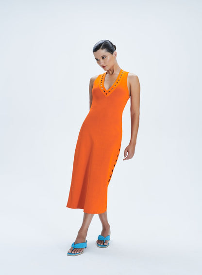 Vestido Vazados Tricot Tufi Duek -SALE