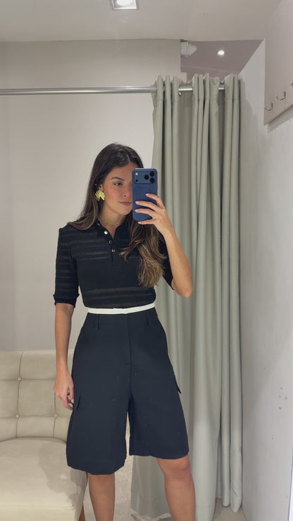 Conjunto Bermuda e Blusa Tufi Duek