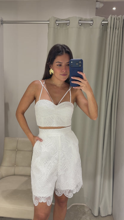 Conjunto Branco Guipir Tufi Duek